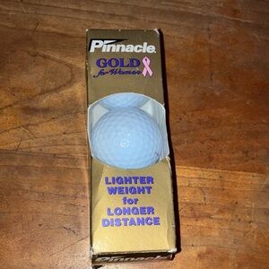 Pinnacle Gold Golf Balls for Women - NEW